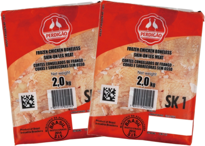 페르디가오 브라질산 닭다리살 정육 냉동, 2개