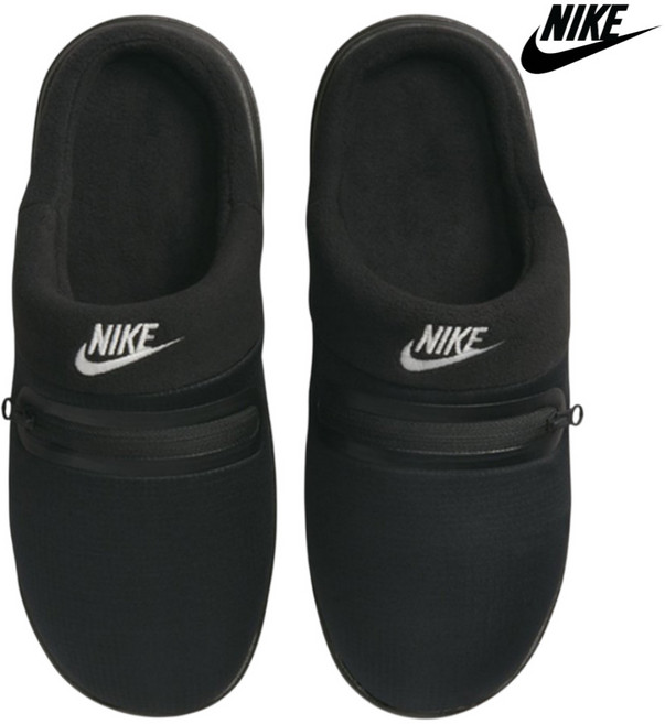 [매장발송] 나이키 남성 패딩 슬리퍼 방한화 기모 경량 캠핑 낚시 사무실 실내 실외 겨울