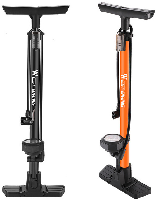 시그니처베이지 자전거 펌프 공기주입기 YPZ181, 1개, 블랙