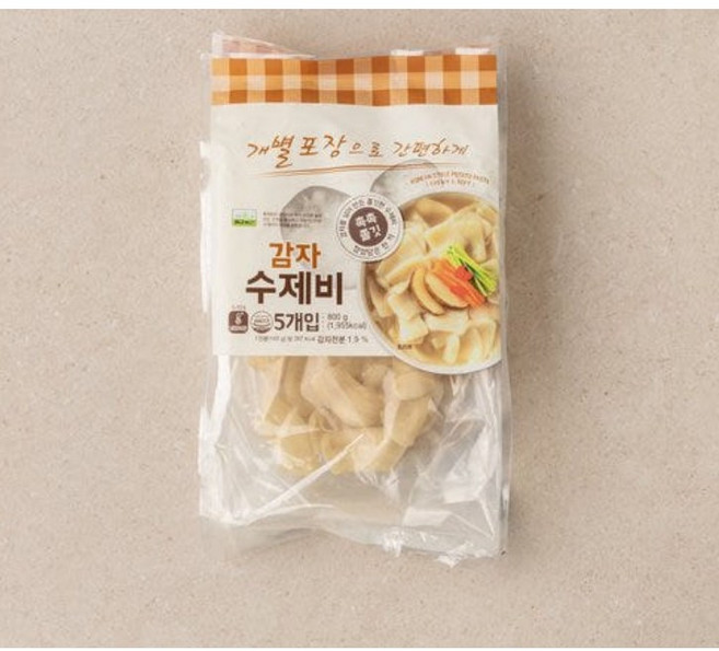 칠갑 감자수제비, 800g, 4개