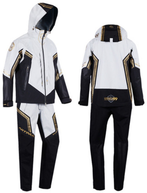 아티누스 [AR-967] 낚시복 (실버화이트) 올웨더슈트 기능성 낚시복, L（100）