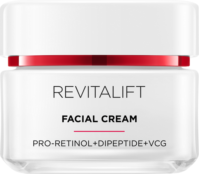 巴黎萊雅活力緊緻抗皺修護乳霜 Pro-Retinol緊緻肌膚 改善乾燥粗糙 重現年輕光彩, 50ml, 1瓶