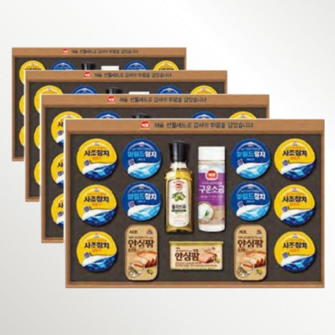사조 해표 안심특선 5호 선물세트, 4세트