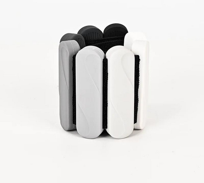 역중량 운동 밴드 조절 중력 발목 손목 다리 스트랩 요가 훈련 장비 스포츠 팬, 1g, 11. 그라데이션 블랙 2파운드/쌍 [개당 약 450g