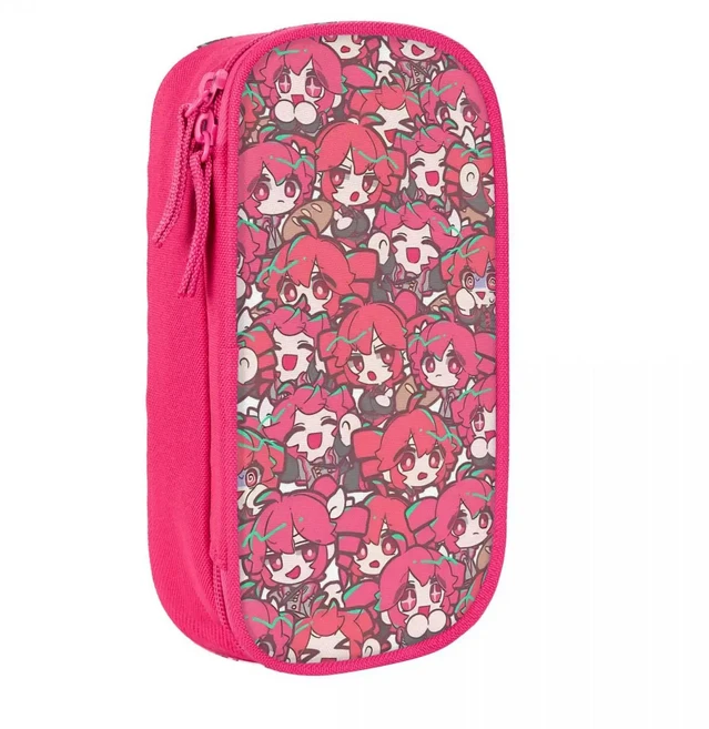 카사네 테토 애니메이션 필통 클래식 펜 박스 가방 어린이 대형 수납 사무실 선물, 19 5