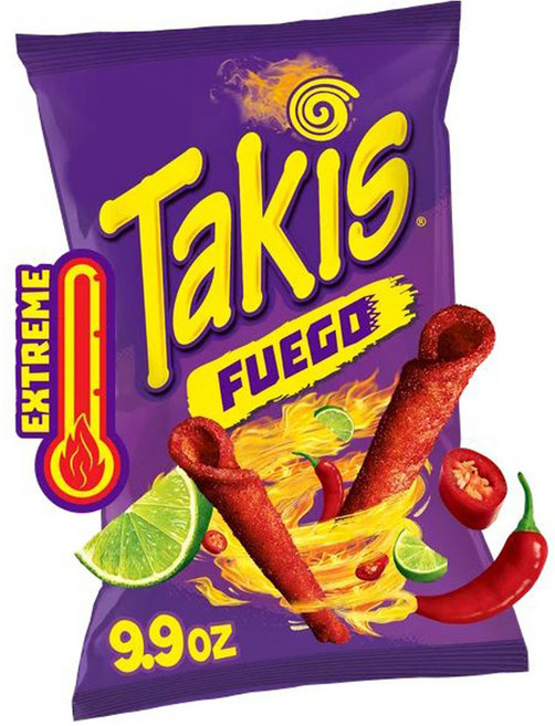 타키스 후고 핫칠리 페퍼 라임 또띠아 칩스, 280.7g, 1개