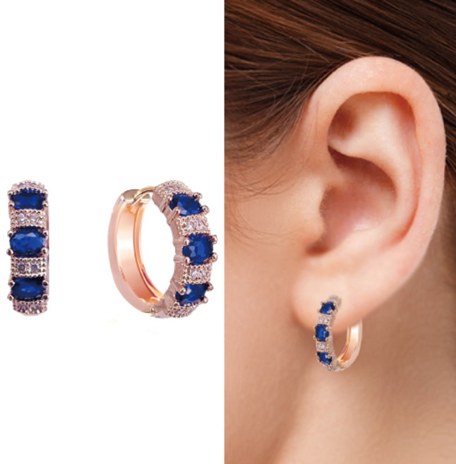 [혜성주얼리] 캐론 딥블루 사파이어 프리사이즈 반지