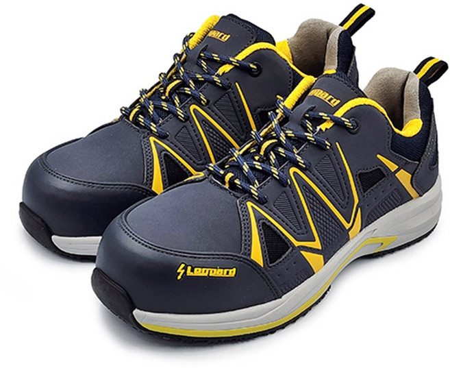 레오파드 논슬립 안전화 작업화 TL-24N 싸이퍼N, Navy, 1개