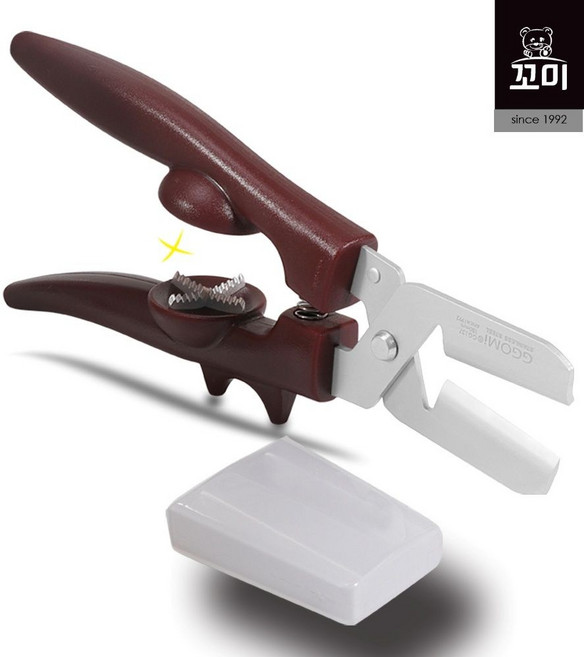 밤가위 밤칼 군 집내기 GG138 밤까는가위, GG138 십자 밤칼밤가위, 1개