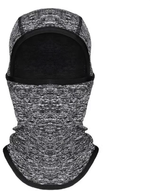 兒童巴拉克拉法帽 滑雪登山頭套 防風保暖面罩, 深灰, 1個