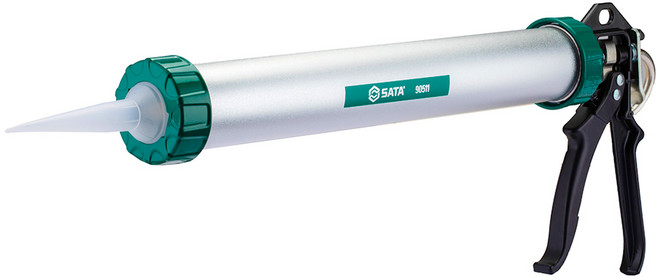 월드크린 스텐 실리콘 소세지건 화장실 타일 보수 노즐 실리콘건 창문 문 밀봉 코킹건, 스텐실리콘소세지건, 1개