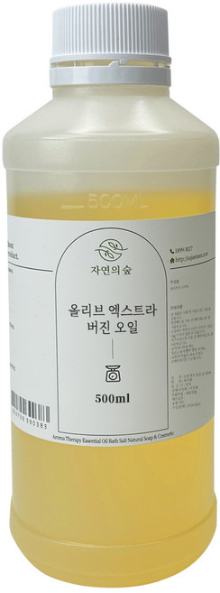 자연의숲 올리브 엑스트라버진 화장품재료 500ml, 1병
