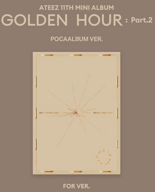 에이티즈 미니 11집 골든아워 GOLDEN HOUR Part.2 포카앨범 버전 미개봉 / 버전선택, For(베이지)