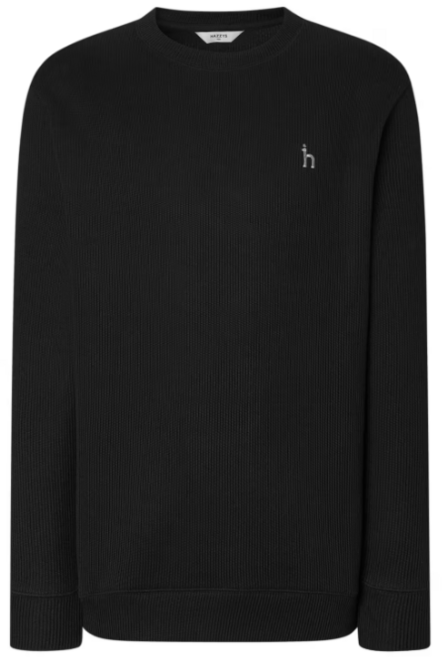 [국내백화점A/S] 헤지스 긴팔 남성 맨투맨 면 티셔츠 블랙 네이비