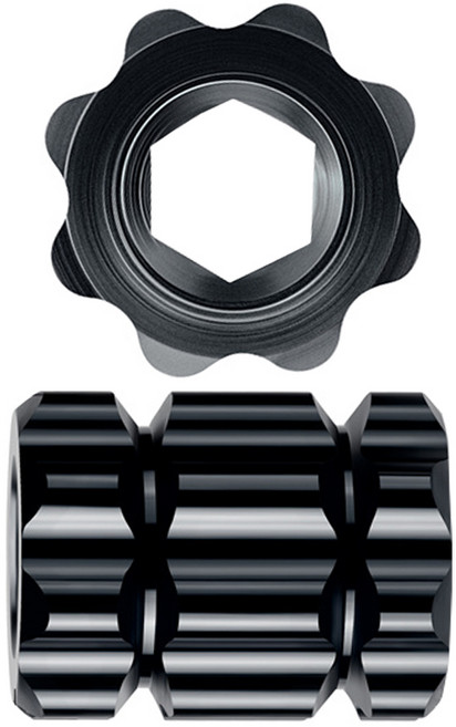 시그니처베이지 자전거 크랭크암 픽싱 볼트 분리 결합 공구 크랭크 커버 캡 YPZ436, 블랙