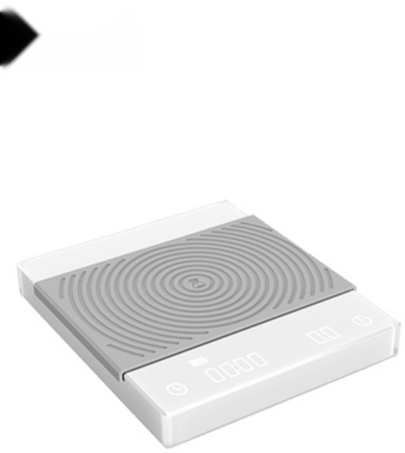 커피 저울 타임모어 미세 원두 디지털 주방 원두 계량, 화이트 미러 버전