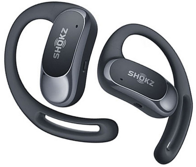 샥즈 T511 오픈핏 에어 개방형 블루투스 이어폰, 블랙