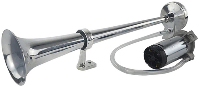 에어혼 뱃고동 크락션 쌍나팔 에어크락션 12V/24V 덤프트럭 대형나팔 450MM, (선택2번)뱃고동크락션(24V), 1개