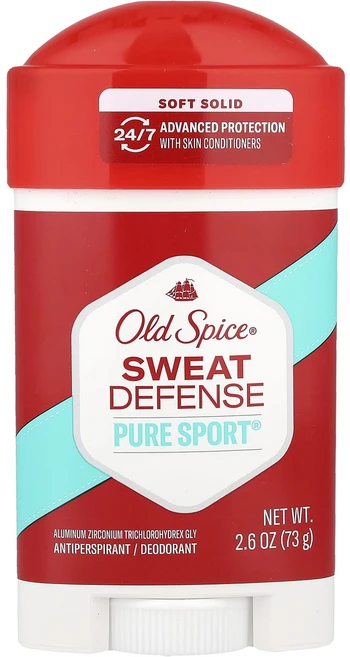 특별한효과 Old Spice 땀 방어 땀 억제제 데오도런트 부드러운 고체 Pure Sport® 73g(2.6oz) 곧일시품절됩니다, OldSpice땀방어땀억제제데오도런트부드러운고체Pure - 쿠팡
