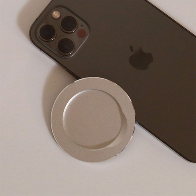 아이티스타일 맥세이프 핑거 디스크, 실버, 1개