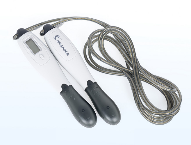 아이워너 단기능 디지털 줄넘기, 그레이, 1개