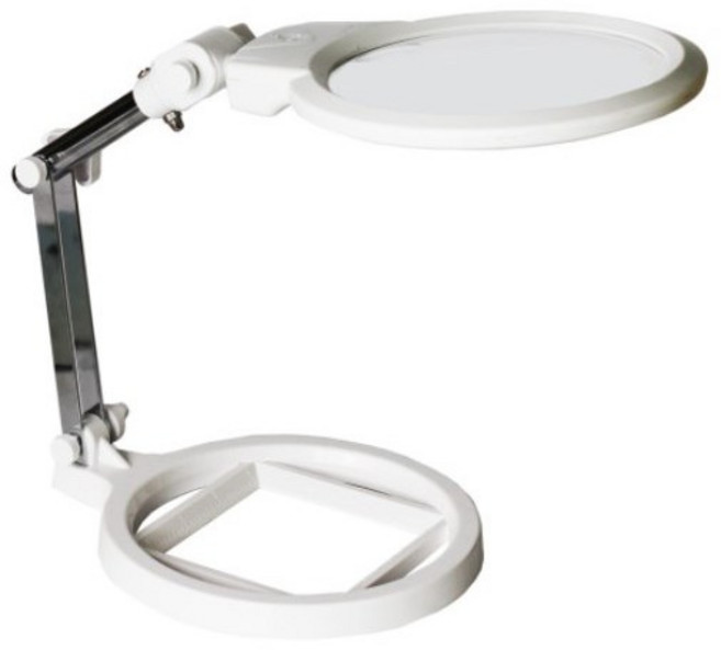 가자코리아 조명 독서 스탠드 돋보기 LED 래라스 확대경, 1개