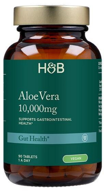 홀랜드앤바렛 알로에베라 10000mg 거트 헬스 타블렛 Holland & Barrett Aloe Vera, 1개, 90정