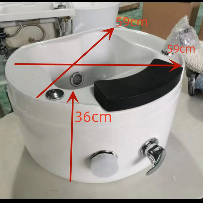 족욕기 족욕세면기 무도장 깊은 세면대 족욕용 디톡스 표준 A형 조명X 매장, 590X590X350mm, 1개