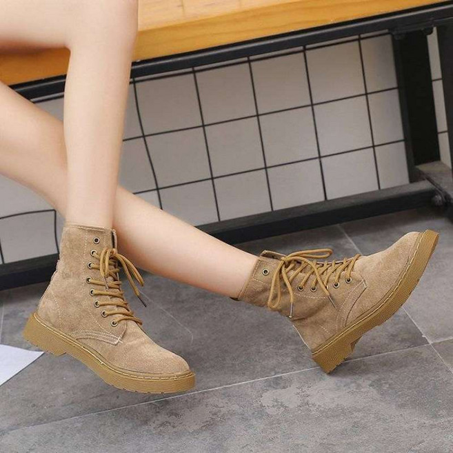 발편한워커 스웨이드 시크 쎄무 하이탑 앵클 모던