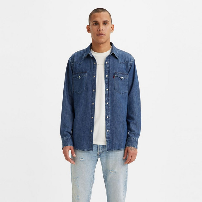 [백화점 정품] 리바이스 남성 클래식 웨스턴 스탠다드 데님셔츠 85745-0073