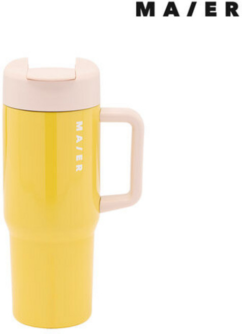 (단품) 마이어 스텐텀블러(700ml), 1개, 700ml, 핑크+노랑