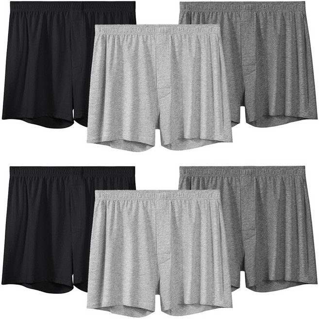 언더스미스 순면 베이직 무지 스판 남자 트렁크 사각 팬티 6종세트