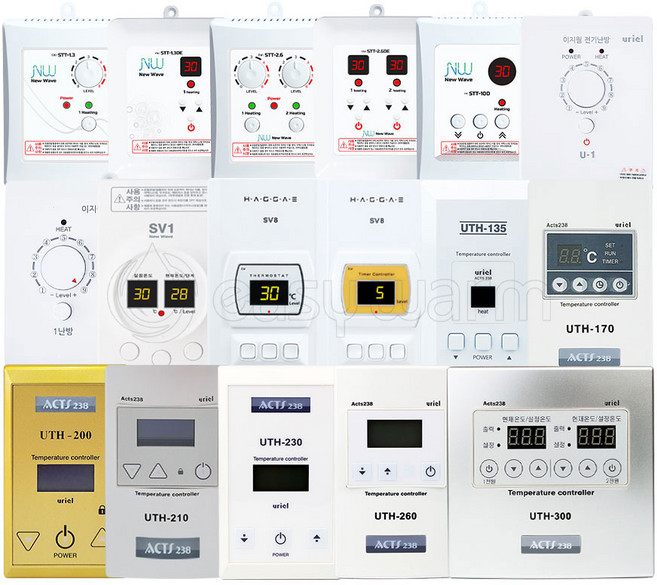 전기판넬 온도조절기 모음, UTH-135