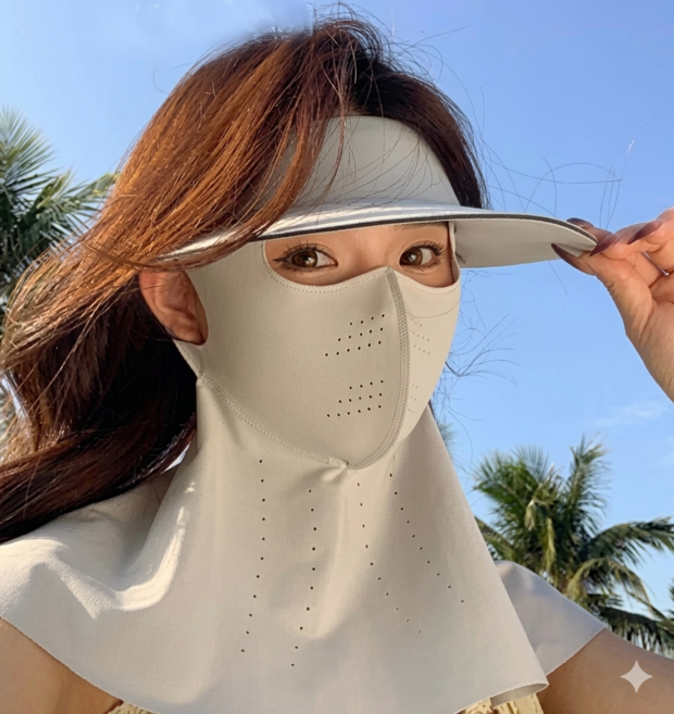 모아린 철벽방어 자외선차단 쿨링캡 3종세트 썬캡 썬마스크 썬넥워머