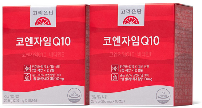 고려은단 코엔자임Q10, 90정, 2개