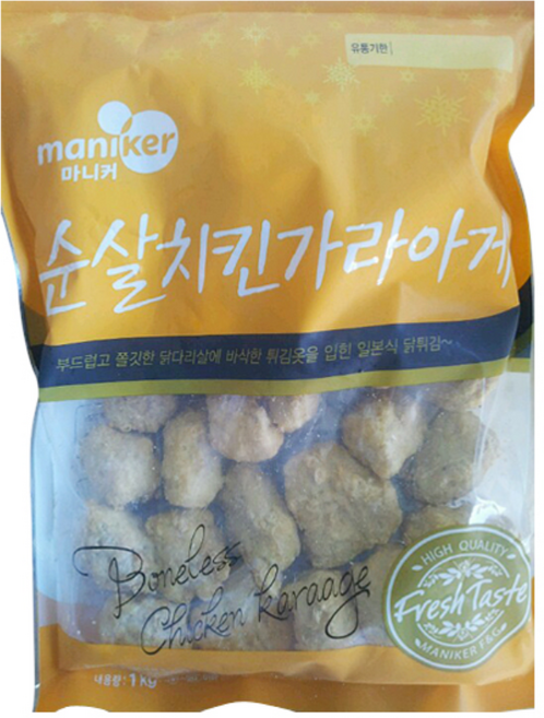 마니커 순살치킨가라아게 1kg, 25개