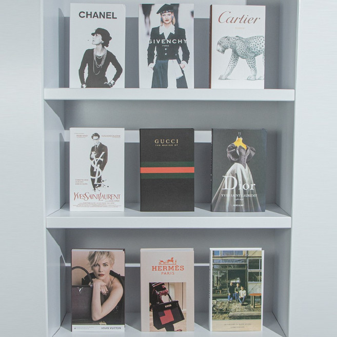 인테리어 모형 명품 잡지 책 촬영 빈티지 소품 인테리어용 장식용 책 페이크 북, BH238