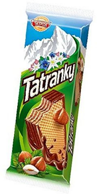 세디타 타트란키 헤이즐넛 5팩 5x45g/5x1.5 온스 헤 Sedita Tatranky Hazelnut 5-pack 5x45g/5x1.5 oz Wafer with Hazelnut, 1개