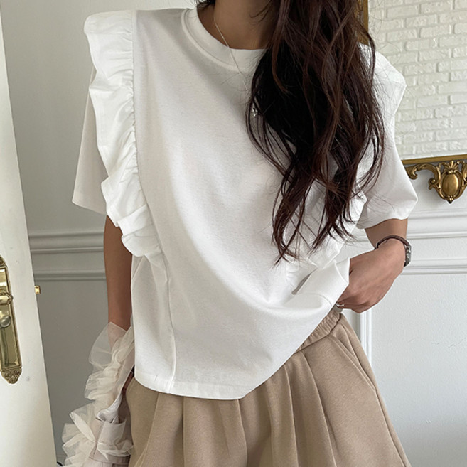 [난닝구]소플브 프릴반팔티