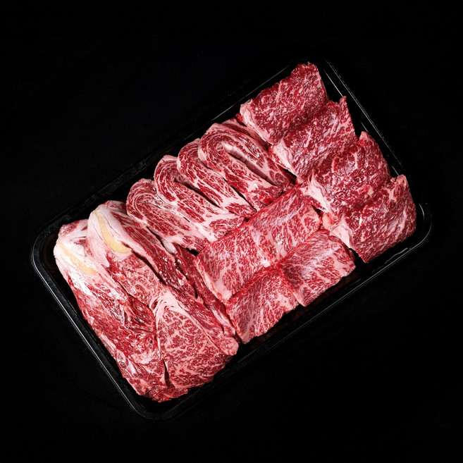 궁중백과 1++ 투뿔 최고급부위 VIP 한우 구이 선물세트 모듬 프리미엄세트, 1세트