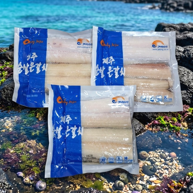 갈치 순살갈치 국내산 뼈없는 순살갈치 손질갈치, 1박스, 제주 순살갈치 실속세트 1.1kg