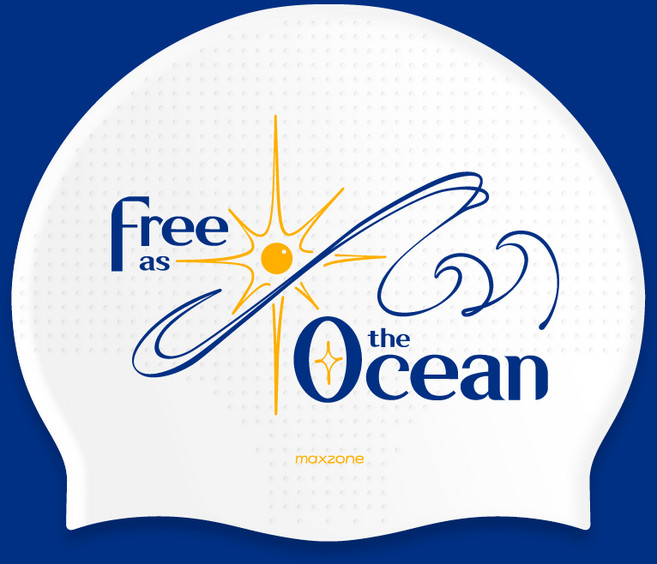 맥스존 프리오션 바이오 수모 편한 귀여운 실리콘 엠보 수영모자, 1개, 프리오션WT