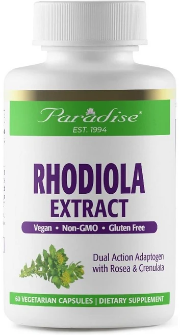 Paradise Herbs 홍경천 추출물 500mg 베지 캡슐 60정, 1개 - 쿠팡