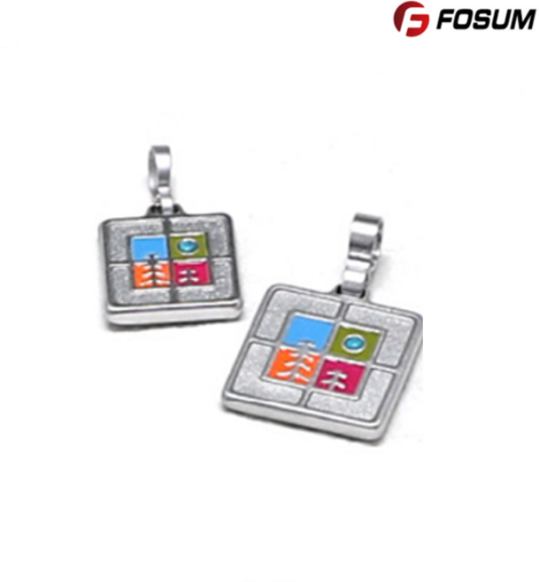 포슘 MT 솔차니 목걸이 펜던트/스포츠패션 건강목걸이악세사리 러너 마라톤, 대, 1개