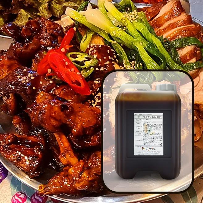 하꼬호꼬 불닭 불족발 닭발 소스 10kg, 1개