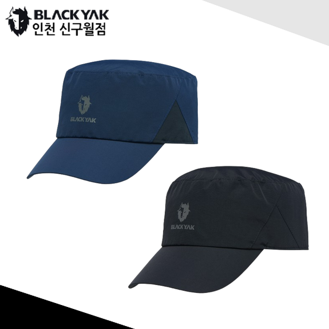 블랙야크 아웃도어 남여공용 등산캡모자 야외활동 햇빛가리개 공군모 베이직트리코트공군모, INK BLUE
