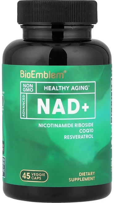BioEmblem NAD+ 45 Veggie Caps, BioEmblem, NAD+ , 45 Veggie Ca, 1개, 45정 - 쿠팡