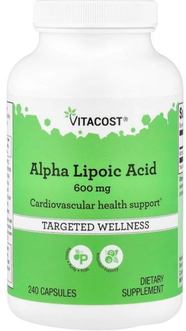 Vitacost Alpha Lipoic Acid -- 600 mg - 240 Capsules - 쿠팡