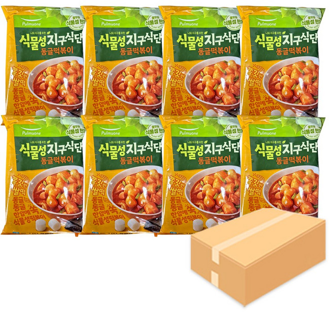 풀무원 식물성지구식단 동글떡볶이 2인분 (423.5g), 8개