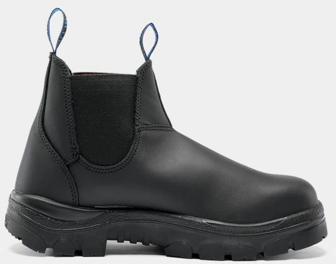 스틸 블루 안전화 호바트 스커프 캡 작업화 토캡 장착 블랙 312601, 1개